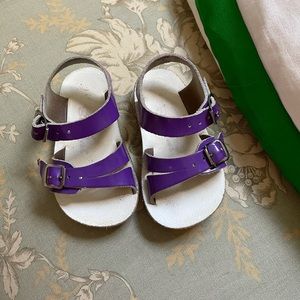 Wee Saltwater Sandals Purple
